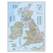 National Geographic Reference Map: National Geographic Britain and Ireland Wall Map - Classic - Laminated (23.5 X 30.25 In) (Other)