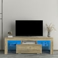 thumbnail image 1 of Anysun TV Stand with Storage Drawer for TVs up to 55", Walnut, 1 of 10