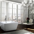 thumbnail image 2 of Bellaterra Home Bologna 47 inch Freestanding Bathtub in Glossy White, 2 of 6