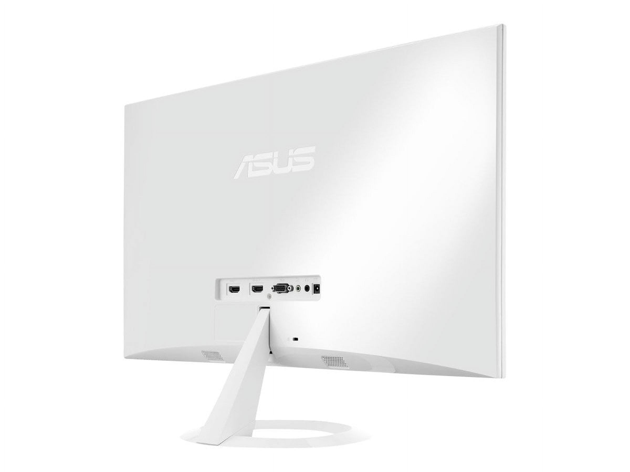 ASUS VX238H-W - LED monitor - 23" - 1920 x 1080 Full HD (1080p) - TN - 250 cd/m������ - 1000:1 - 1 ms - 2xHDMI, VGA - speakers - white - image 4 of 6