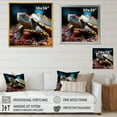 thumbnail image 4 of Designart "Harmonious Abstract Art I" Animals Turtle Floater Framed Wall Art Prints, 4 of 5