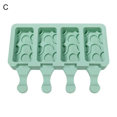 

Meizhencang Tear-resistance Popsicle Mold Easy Release Silicone DIY Craft Safety Ice Cream Mold for Home