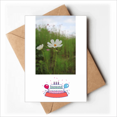 thumbnail image 1 of Double White Cosmos Art Deco Fashion Happy Birthday Greeting Cards Envelopes Blank, 1 of 3