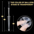 thumbnail image 2 of HPLYEL 10 Sets Balloon Stand Kit, Balloon Sticks Holder with Base Birthday Wedding Graduation Party Decortaions Table Centerpieces Balloon Arch kit, 2 of 7
