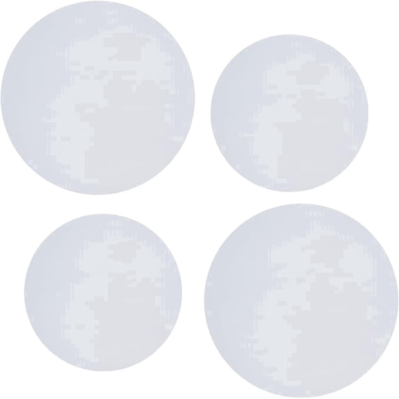 Electric Stove Burner Covers Range Top Stovetop Decor for Expanding Counter Space White