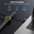 thumbnail image 4 of Magnetic Wireless Watch Charger for Samsung Galaxy Watches 6/6 Classic/ 5/5 Pro/4/4 Classic/3/Active 2/Active, 3.5W USB Wireless Magnetic Dock Charging Cable for Samsung Galaxy Watches, 4 of 9