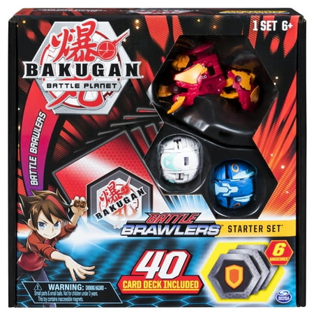 Bakugan, Battle Brawlers Starter Set with Bakugan Transforming Creatures, Pyrus Hydorous, for Ages 6 and
