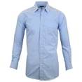 thumbnail image 2 of Monsieur Camisa de Vestir Regular Fit  Azul Claro, 18.5" Cuello 32" Manga Monsieur 13090B, 2 of 4