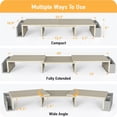 thumbnail image 4 of Desk Dual Monitor Stand Riser with Drawer, Maple, 4 of 5