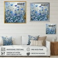 thumbnail image 4 of Designart "Serene Cornflower Meadow II" Flower Field Floater Framed Canvas Prints, 4 of 5