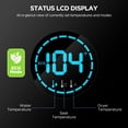 thumbnail image 4 of Smart Electric Bidet, Heated Toilet Seat Elongated with Dual Control, LED Display, Instant Warm Water & Air Dryer, Self-Clean Nozzle, Slow Close Lid, UV Light, Child/ECO/Silent Mode, 4 of 7