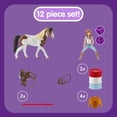 thumbnail image 1 of Juego de 12 piezas Schleich Horse Club juguetes de caballo para niñas y niños de 5 a 12 años, 1 of 2