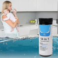 thumbnail image 1 of Kit de prueba de agua potable 14 en 1, prueba de calidad del agua para pozo y agua del grifo, 50/100 Uds. LingWen 8390613733627, 1 of 1