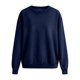 thumbnail image 5 of RKSTN Denim Sweatshirt for Women Oversized Crewneck Hoodless Sweatshirts Tops Womens Casual Solid Plus Size Round Neck Loose Comfy Long Sleeve T Shirt Fall Spring Clothes, 5 of 10