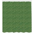 thumbnail image 3 of Ambesonne Abstract Green Shower Curtain, Futuristic Grid Line, 69"Wx70"L, Hunter Green Pale Green, 3 of 3