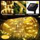 thumbnail image 2 of Manguera de Luz Led para Exterior, Luces LED 10M 100 LED 8 Modos, Luces Solares para Exterior Funciona con Energía Solar, Tubo de Luz Resistente de PVC para Fiesta, Piscina Blanc, 2 of 5