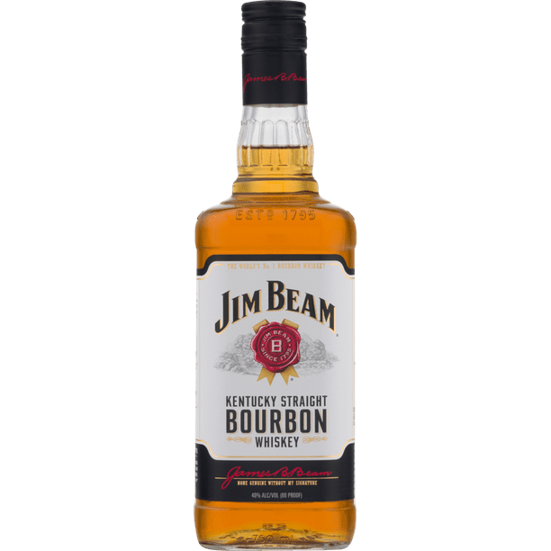 Jim Beam Bourbon Whiskey 750 Ml Walmart Com Walmart Com