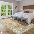 thumbnail image 5 of Homore Traditional Pattern Mystic Medallion Area Rug, 7' x 10', Camel, 5 of 7