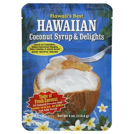 Kauai Tropical Syrup Hawaiis Best  Coconut Syrup & Delights, 4 (Best Dxm Syrup Get High)