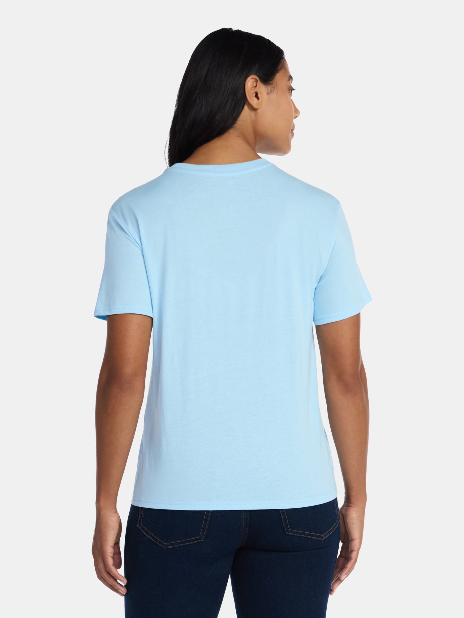 Stitch Women's Graphic Tee with Short Sleeves, Sizes XXS-XXL