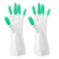 thumbnail image 1 of Bearachild 2 uds guantes antideslizantes manoplas universales Cool Fit antideslizantes platos limpios para el hogar accesorio de hombres mujeres Suministros de limpieza para el hogar Dedos verdes Bearachild HA080507-01B, 1 of 6
