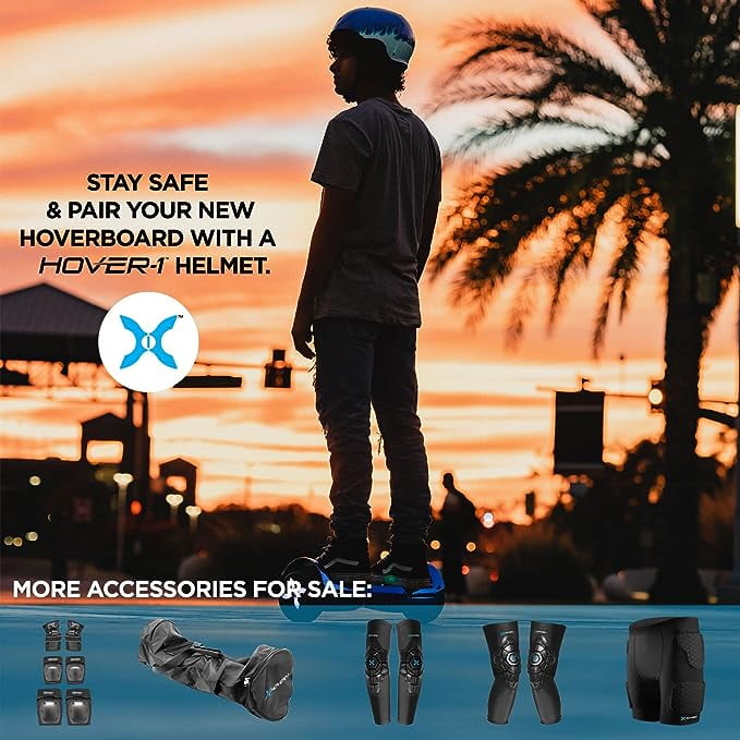 Hover-1 All-Star Combo Electric Self-Balancing Refurbished Hoverboard and Buggy Attachment