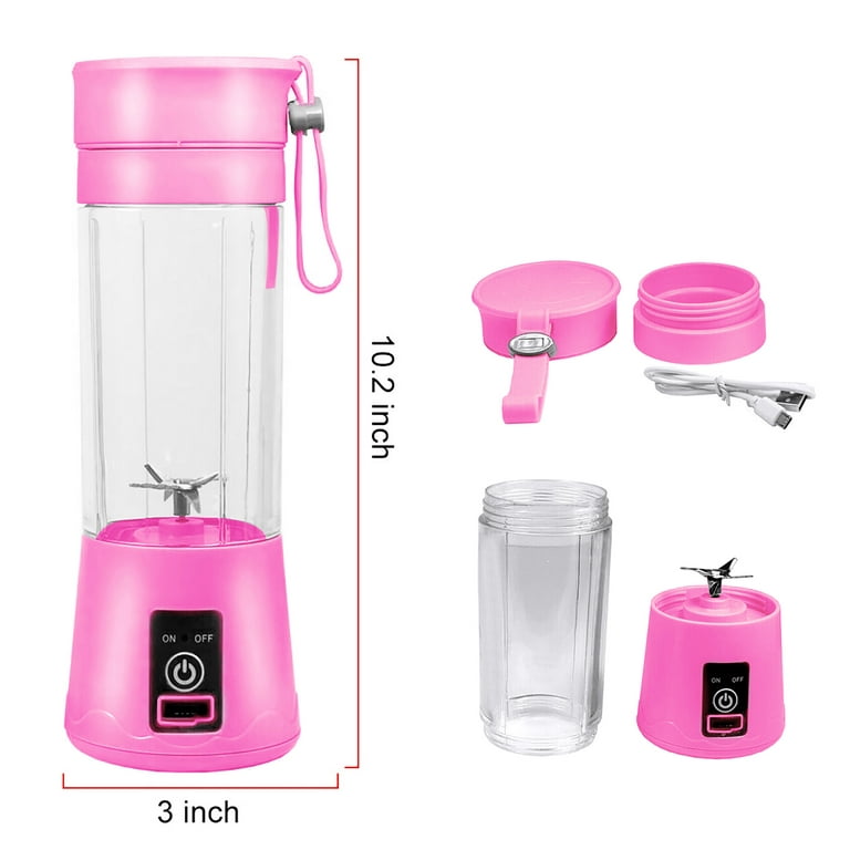 FUTATA Mini Juice Extractor Cup Electric Juicer Personal Travel Blender  Bottles Portable Rechargeable Juicer Machines For Fruit Vegetable Smoothie