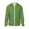 thumbnail image 1 of Fotbe Kiwi Fruit Chaqueta con Protección Solar UPF 50+ para Hombre y Mujer, Camisa con Capucha y Bolsillos-Small, 1 of 7