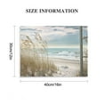 thumbnail image 3 of Orinice Coastal Beach Picture Wall Art: Beach Theme Window Canvas Art Prints Seascape Artwork for Bedroom 16x12in, 3 of 6