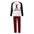 thumbnail image 2 of DuAnyozu Holiday Christmas Family Pajamas Matching Set Moose Xmas Pjs for Couples and Kids Baby Sleepwear, 2 of 8