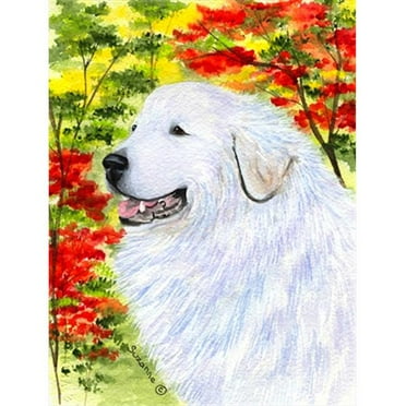 Great Pyrenees Flag - Garden Size