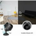 thumbnail image 4 of Cámara de vigilancia para interiores y exteriores, minicámara inalámbrica HD 4K WiFi, resolución ajustable, con visión nocturna y detección de movimiento, para casa, oficina y tienda., 4 of 5