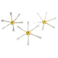 thumbnail image 1 of Set of 3 side brushes for iRobot Roomba 500, 600 and 700 brushes, 1 of 5