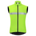thumbnail image 2 of Chaleco de ciclismo con forro polar para hombre, bicicleta de seguridad deportiva reflectante a prueba de viento, 2 of 8
