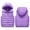 Purple, variant on kids Puffer Vest with Hooded Sleeveless Lightweight Outerwear Jackets & Vests Kids Winter Clothes Vest for Girls 8-10 Years
