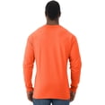thumbnail image 3 of Dri-Power Long Sleeve 5050 T-Shirt, L, Burnt Orange, 3 of 7