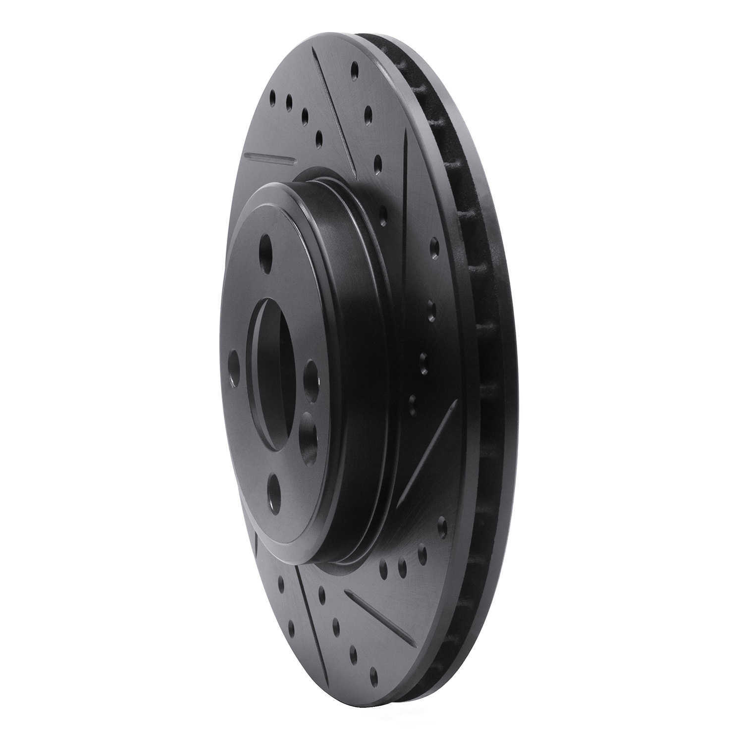 Dynamic Friction Company 633-32005R DFC Brake Rotor - Drilled And Slotted - Black