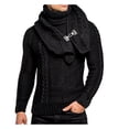 thumbnail image 2 of Heliisoer Men's Winter Casual Neck Wrap Head In Solid Color, 2 of 7