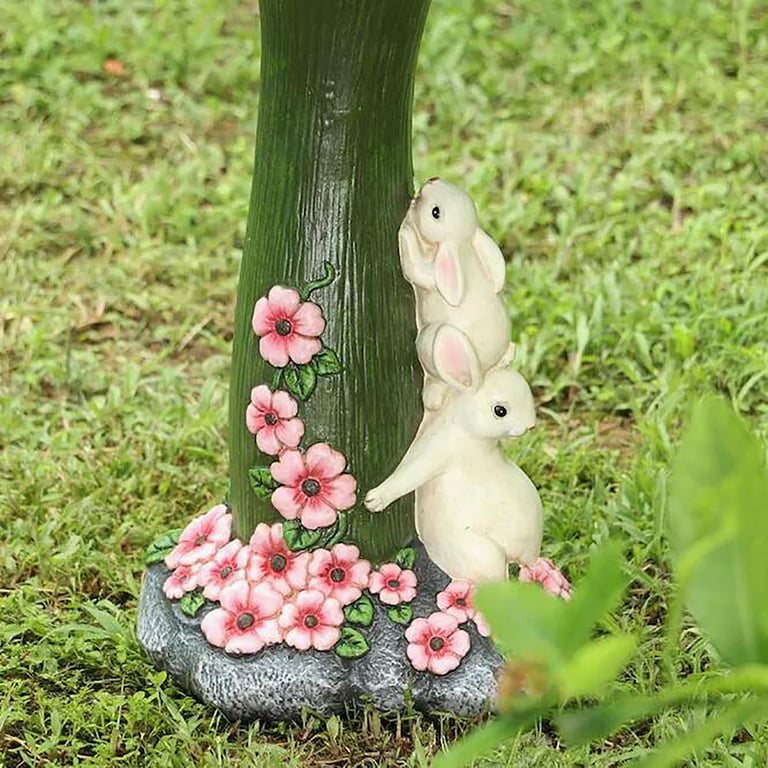 Bird Feeder - Outdoor Garden Decor - Cute Rabbit