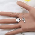 thumbnail image 3 of 1 par Casa Casa Forma Pendientes Pendientes Creativos Joyería de regalo, 3 of 6