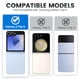 thumbnail image 2 of Funda VEGO para Samsung Galaxy Z Flip 6 con accesorios, color gris, 2 of 9