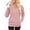 Dark Pink, variant on TARAINYA Women Long Sleeve Oversized Sweatshirt Casual Crewneck Pullover Kangaroo Pockets X Decoration