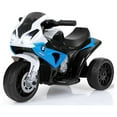 thumbnail image 3 of Topbuy 3 Wheels Bicycle 6V Electric Kids Ride On Motorcycle BMW Licensed Car w/ Music&Light Blue, 3 of 5