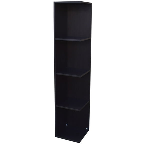 Mueble Librero esquinero Hogare Color Chocolate Hogare Librero Esquinero