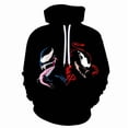 thumbnail image 4 of Venom spring and autumn 3D digital printing Venom series sports loose hoodie hoodie, 4 of 5