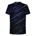 thumbnail image 4 of Xysaqa Men's 3D Colorful Graphic Print Shirt Big & Tall Short Sleeve Casual Shirts Summer Tees Tshirts Top M-5XL, 4 of 5