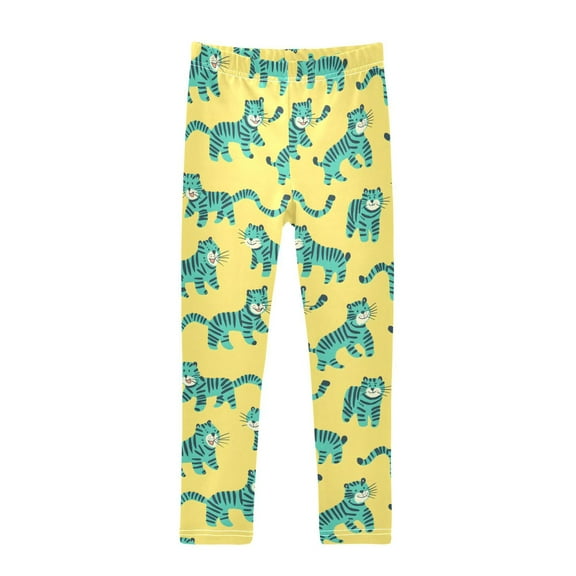 joogoo Girls' Leggings Cute Cartoon Tiger Yoga Pants 6T