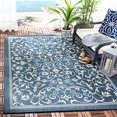 thumbnail image 2 of Safavieh Courtyard Navy Indoor Outdoor Rug - 6'7" x 9'6", 2 of 4