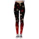 thumbnail image 4 of Gibobby Pantalones de yoga Leggings deportivos estampados navideños de moda informal para mujer Leggings de yoga informales(Vino,M), 4 of 5