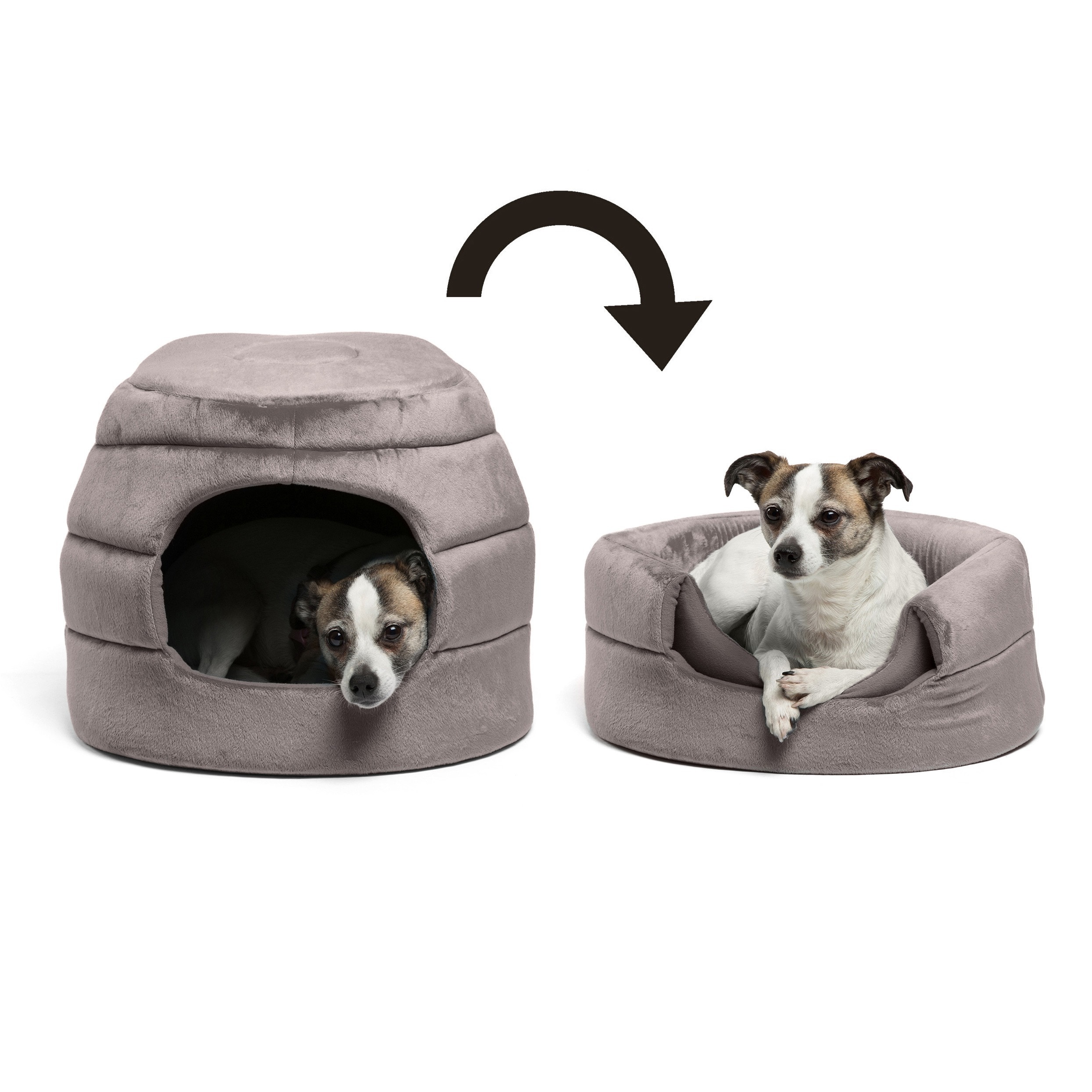 best friends by sheri 2in1 hutcuddler bella dog bed/ cat